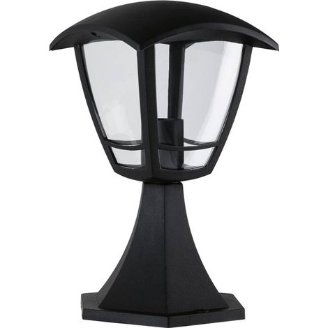 Paulmann Pollerleuchte Classic Curved schwarz 28 cm E27 12 W Sockelleuchte (1/5)