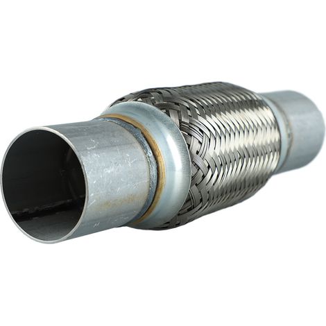 Tuyau d'échappement auto acier inoxydable antirouille silencieux amortisseur robuste silencieux universel pour véhicule (1/5)