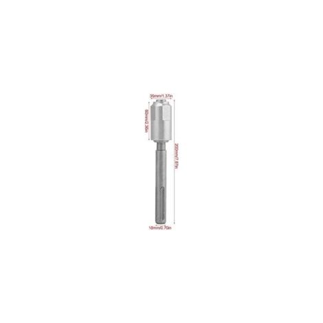 SDS Max auf SDS Plus Adapter-Bohrfutter 40 Chromstahl-Konverterschaft Schnellspannwerkzeug für alle Standard-SDS-Max-Bohrmaschinen - Crezuo