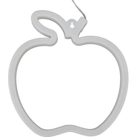 Enseigne lumineuse LED néon style fruit, alimentée par batterie USB, haute sécurité, lumière rouge néon polyvalente pour chambre, fête ou jardin (1/5)