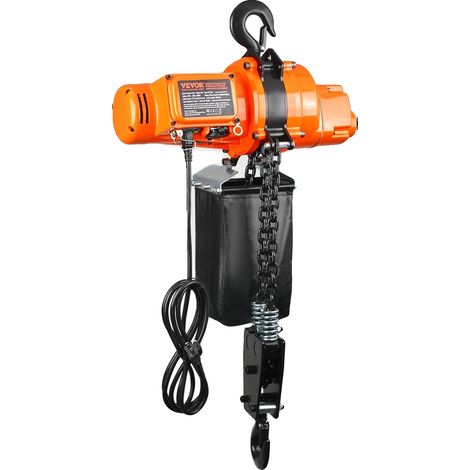 Palans à chaîne électriques, capacité de charge de 2200 lbs, contrôle sans fil et filaire, 2200lbs (1/2)
