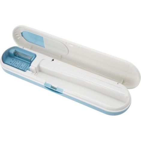 Boîte de stérilisateur de brosse à dents UV portable LIA - Bleu - Adulte (1/4)