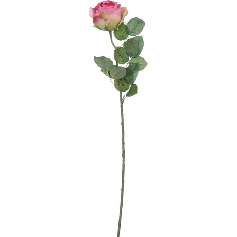 Mica künstliche Rose dunkelrosa 69 cm Dekoblumen