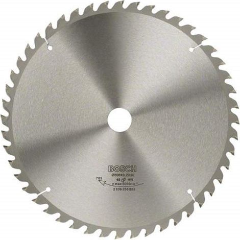 1x Lame de Scie Circulaire Precison (pour Bois, Ø 300 x 3.2/2.2 x 30 mm, 48 Dents, ATB, Accessoire Scie Circulaire) (1/3)
