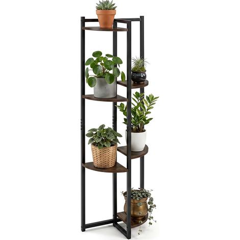 COSTWAY Scaffale Porta Piante a 6 Ripiani in Metallo Resistente (1/5)