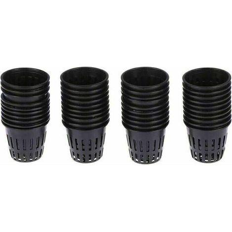 40 PCS 2 Pouces Net Pot pour Hydroponique Jardin Net Tasse Pots En Plastique Hydroponique Net Pot Seau Panier-Fei Yu (1/5)