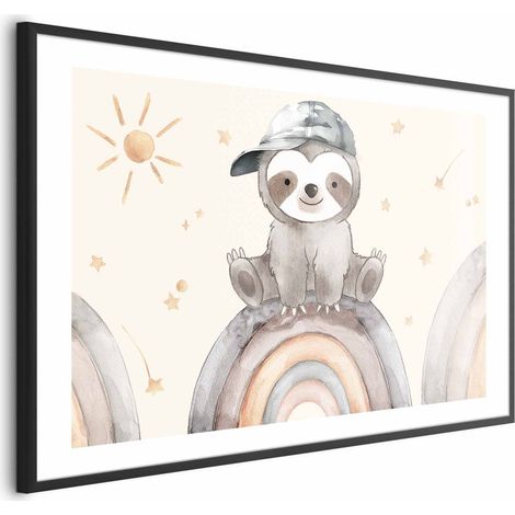 Poster - Animale tra stelle e arcobaleni (1/4)