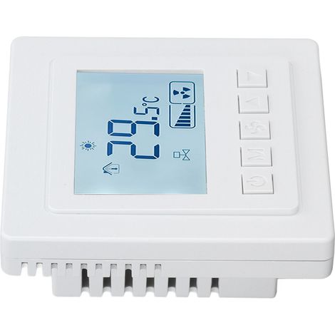 Thermostat de climatisation de 5 °C à 35 °C ±1 °C, régulateur de température haute précision avec grand écran LCD pour salle à manger (1/5)
