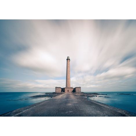 Tableau sur toile phare Breton 45x65 cm - Impression sur Toile Murale Décorative - Image imprimée en HD sur Toile - Toile sur Châssis en Bois FSC - Fabriqué en France (1/4)