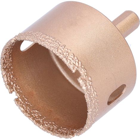 Caractéristiques de l'outil d'agrandissement de trous pour le brasage du marbre à la meuleuse d'angle : 55 mm (1/5)