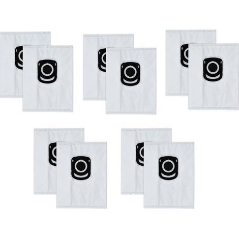 Lot de 10 sacs d'aspirateur – Compatibles avec aspirateurs – Qualité premium – Accessoires d'entretien (1/5)