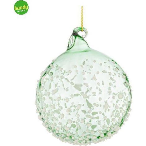 Sfera in vetro Blow Bizzotto verde Ø8 cm