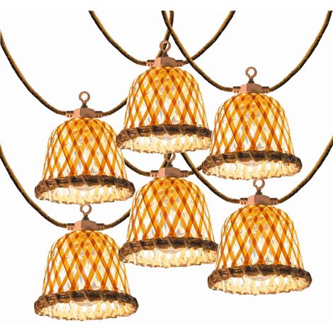 Guirlande solaire MALY HYBRID 20 ampoules 13M