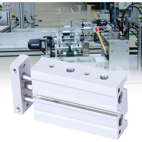 Luftzylinder Doppelwelle Doppelstange Hochpräzisions-Pneumatikkomponente CXSM6 x 10 (1/5)