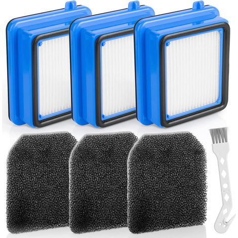 Filter für AEG, 3 Stück QX6 QX7 QX8-2 Staubsauger Ersatzteile Zubehör Set Ersatzfilter für AEG ASKW1, 3 Vormotorfilter 3 Hygienefilter 1 Reinigungsbürste… (1/5)