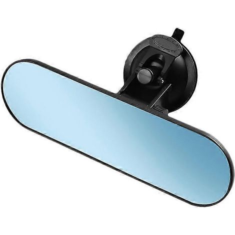 Rétroviseur intérieur de voiture à ventouse puissante, rétroviseur auxiliaire pour plan de vision, miroir bleu modifié (1/5)