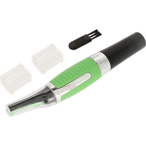 Tondeuse À Nez Et Oreilles - Lame En Acier Inoxydable - Avec Lumière Led Et Peignes - Pour Homme - 1 Pièce (1/5)
