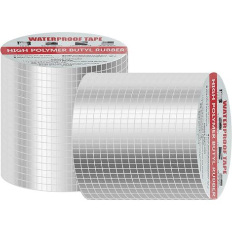 rouleaux de ruban butyle étanche mm x m - adhésif réparation fuites pour toitures bitume patchs é 1 100 5 (1/5)