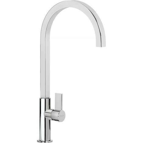 Schock SXARCN80. Tipo di beccuccio: Standard, Colore del prodotto: Cromo, Materiale del rubinetto: Cromo. Altezza sopra la superficie di fissaggio (max): 41 cm, Distanza tra foro di fissaggio e dif... (1/2)