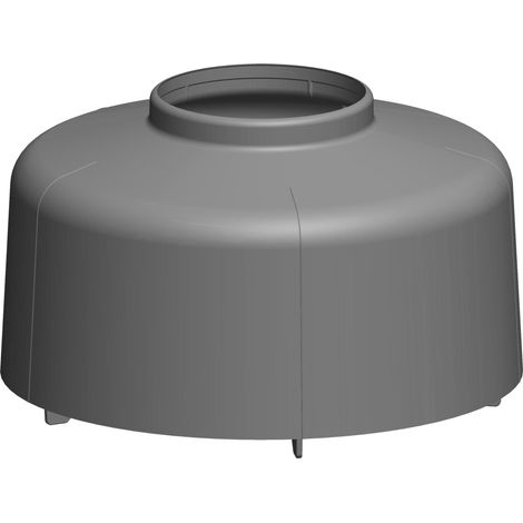 ATEC Mündungshaube DN 80 schwarz f.Abdeckplatte, 161364 (1/2)