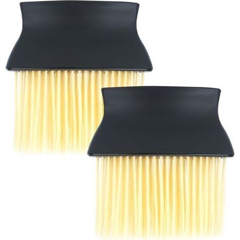 Nettoyage Voiture - 2 Brosses de Nettoyage, Plumeau et Brosse de Detailing Automobile, Brosse de Détail à Poils Doux pour Intérieur et Extérieur, Enlève Poussière et Saleté (Jaune) (1/5)