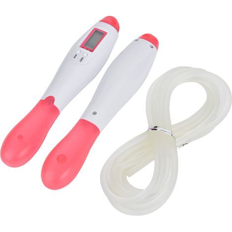 Corde à Sauter Sportive Réglable pour Fitness en Intérieur - Équipement de Course Compétitive Rouge (1/5)