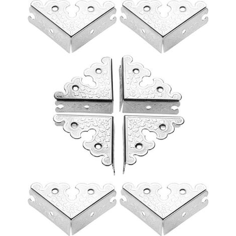 Lot de 8 protections d'angle triangulaires décoratives pour