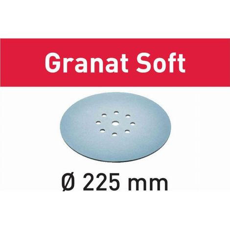 Schleifscheibe STF D225 P100 GR S/25 Granat Soft FESTOOL - 204222