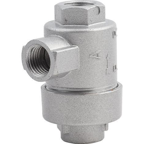 Accessoire de remplacement : vanne d'échappement d'air unidirectionnelle à raccord rapide en aluminium, filetage 1/4" BSPT (1/5)