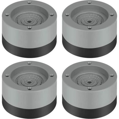 Tampons Anti Vibration pour Machine à Laver - 4 Pièces Pieds Stabilisateur Piédestal (1/4)