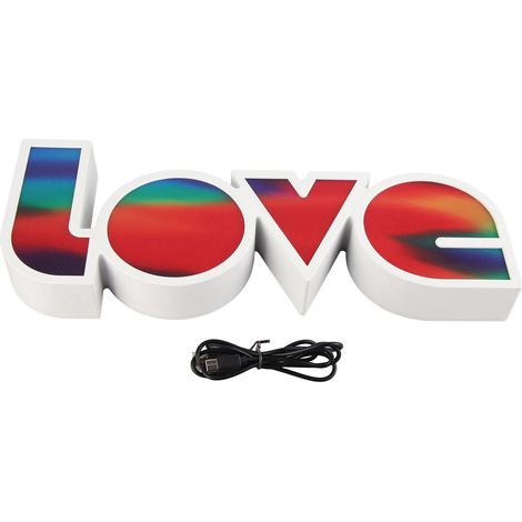 Lampe LED Décorative en Forme de Lettres pour Déclaration, Décoration de Fête et Ambiance Romantique (1/5)