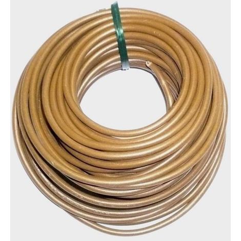 Fil électrique souple 1.5 mm² marron – Longueur 10 mètres – Isolation PVC pour travaux électriques domestiques