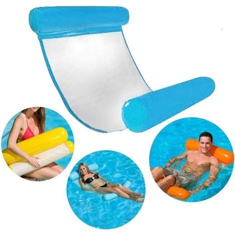 Aufblasbares Schwimmbett, 4-in-1 Wasserhängematte, Liege, Poolmatratze, aufblasbare Hängematte für Erwachsene und Kinder (1/5)
