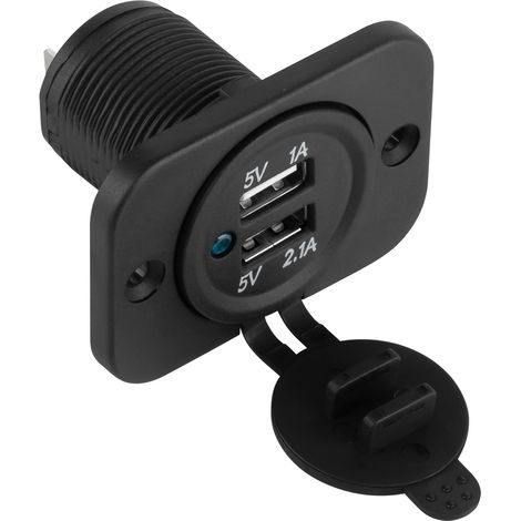 Peiying USB-Autoladegerät zur Montage 1000 mA 2100 mA 5 V (1/3)