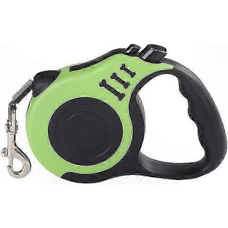 Laisse rétractable en nylon résistant de 5 m pour chiens et chats de petite, moyenne et grande taille, laisse durable pour chiot, Yorkshire Pet Supplies, verte. (1/5)