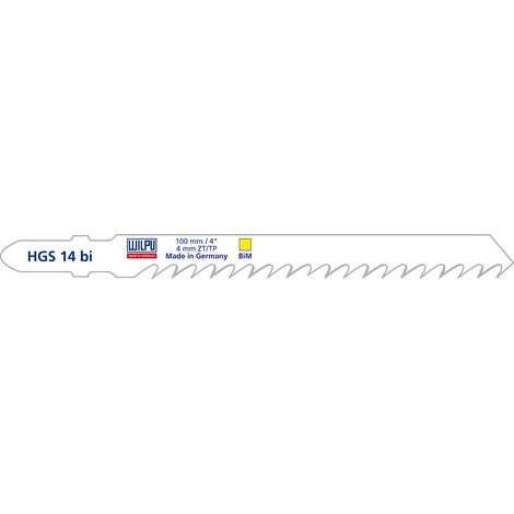 Lame longueur 75 mm D.4,0 W pz.5 Hgs14Bi Wilpu (1/2)