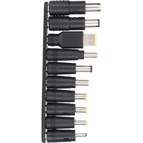 10 Blocs d'Alimentation DC 5.5x2.1mm, ABS Portable Compact, Haute Compatibilité pour Chargeurs Secteur