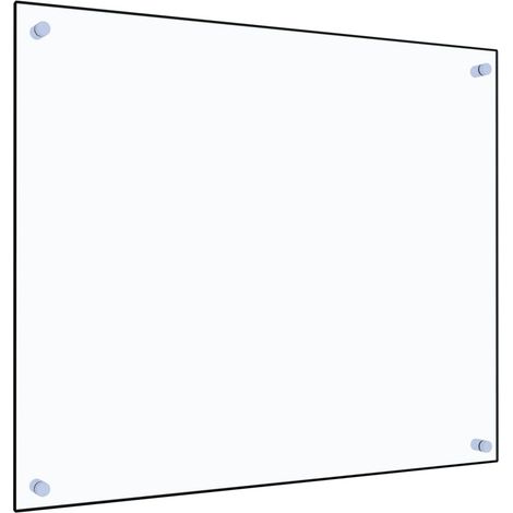 Maison Chic – Dosseret de cuisine – Fond de hotte en verre trempé 70 x 60 cm – Résistant à la chaleur et aux rayures – Protection anti-éclaboussures