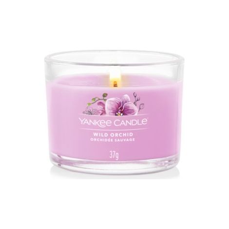 CANDELA VOTIVE IN VETRO WILD ORCHID YANKEE CANDLE (1/2)