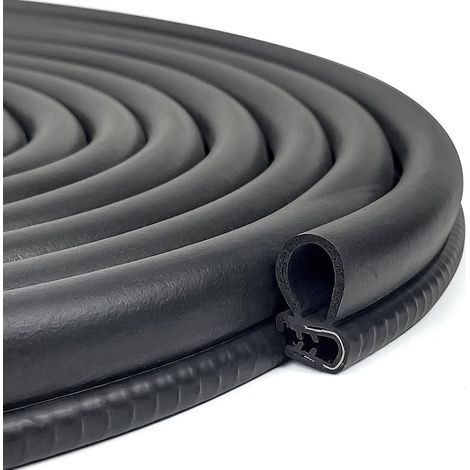 Ruban joint étanche en caoutchouc 6 m universel, résistant aux intempéries, pour portes de voiture, bateau, camping-car, camion et installations domestiques. (1/5)