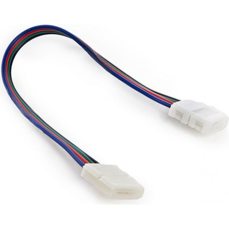 Conector Tira LED SMD5050 10Mm RGB 4 Vías Doble 12/24VDC