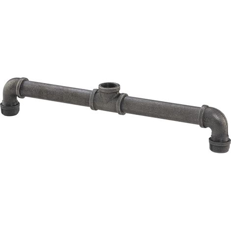 Dolle Dolle Rohrsystem für Regalbau Base 41 x 7,5 cm schwarz eisen Wandregal