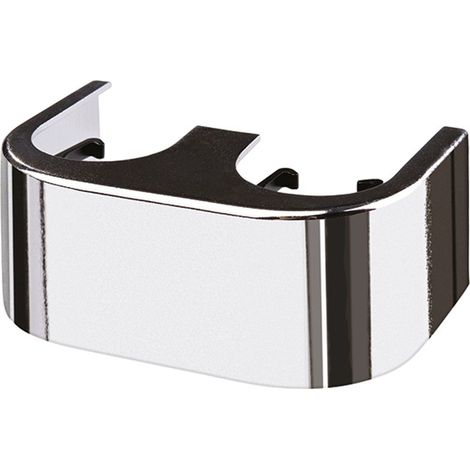 Flamco Rivestimento di design per blocco rubinetti angolare plastica cromata, F10096