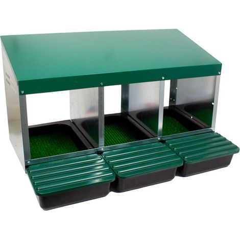 Ponedero Premium de 3 huecos- Máximo confort para tus gallinas.