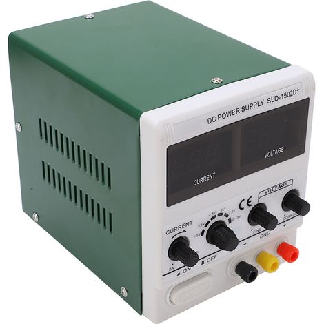 Alimentation CC multifonctionnelle à affichage numérique et protection complète pour laboratoire, prise UE, 220 V CA ±10 %
