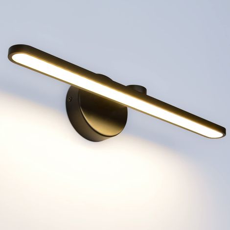 Applique murale salle de bain blanc chaud 3000K 680LM 8W IP44 étanche lampe miroir (1/5)