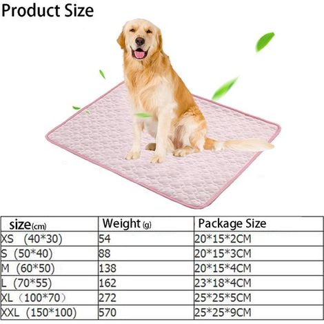 Kühlmatte für Hunde Rosa Größe L 55 x 70 cm Kühlmatte für Katzen Selbstkühlend Kühlmatten für Hunde Kühlmatte für Hunde Kühlmatte für Katzen für (1/4)