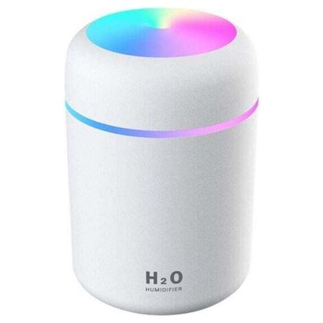Green Mobility-Humidificateur d'air portable USB , mini diffuseur ultrasonique avec 2 modes de brumisation, arrêt automatique, veilleuse LED colorée pour la maison, le bureau et la voiture (1/4)