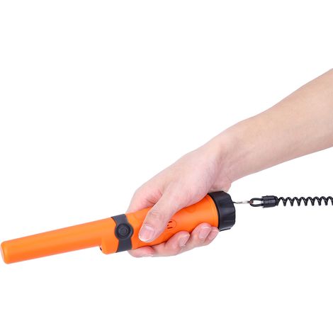 MD970 Handmetalldetektor, vollständig wasserdicht, hochempfindlich, mit Positionierungsstab, orange (1/5)