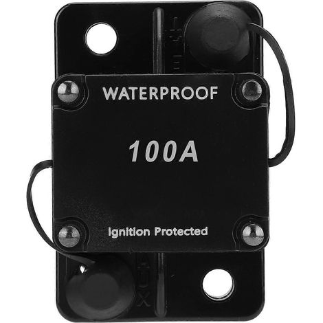 Sicherungshalter mit automatischer Rückstellung, wasserdicht, automatischer Schalter, DC12–24V, HT-608100A